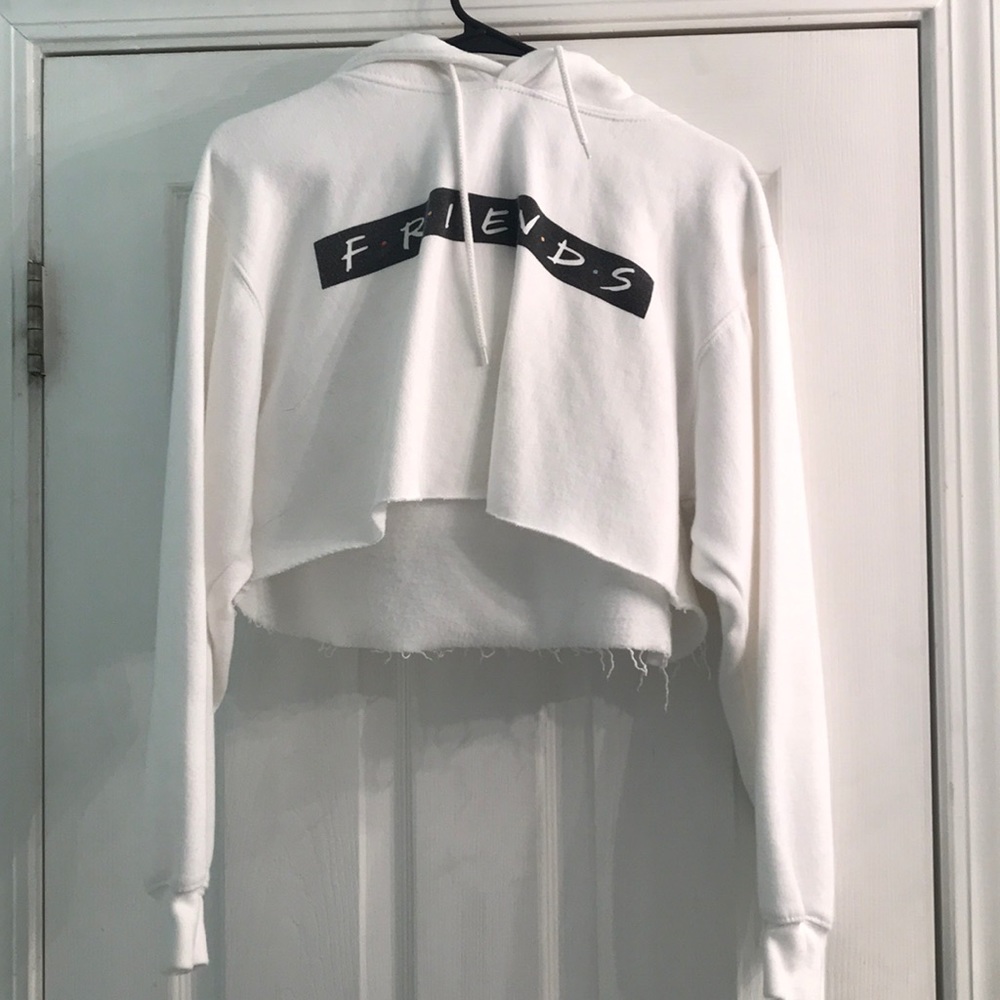 Friends cropped hoodie